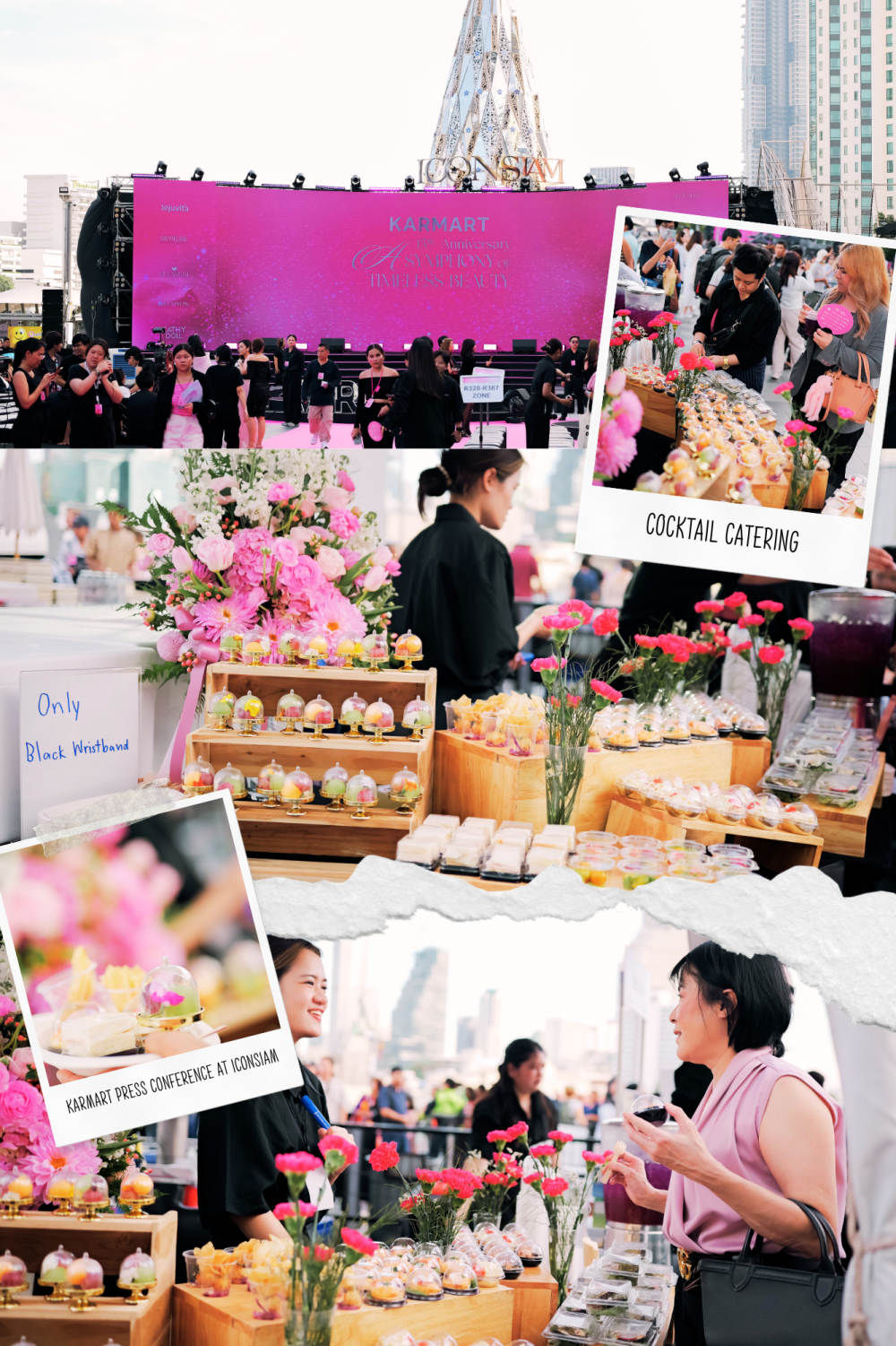 COCKTAIL CATERING | KARMART PRESS CONFERENCE AT ICONSIAM
